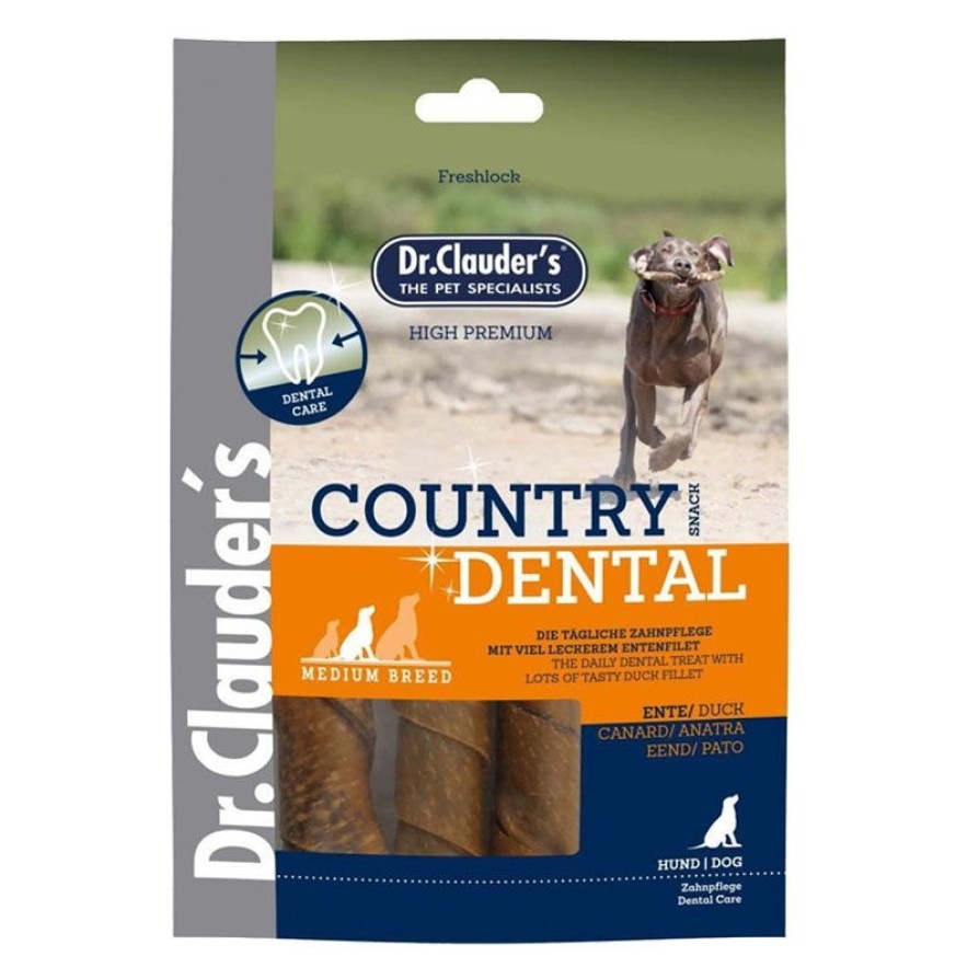 Dr.Cl-Country Dental Snack Duck - med breed 120 g DR.CLAUDERS