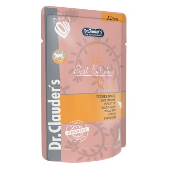Dr.Clauder's Best Selection Cat Kitten Fine Chicken No1 85gr