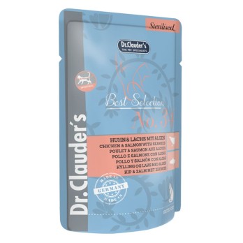 Dr.Clauder's Best Selection Sterilised CHICKEN & SALMON WITH SEAWEED No34 85gr