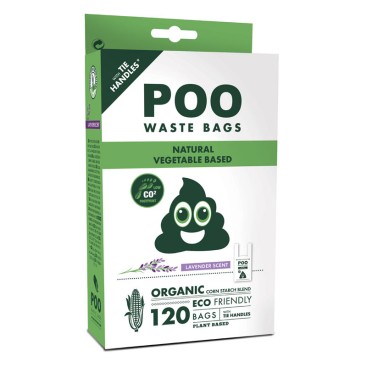 M-PETS ΣΑΚΟΥΛΕΣ ΥΓΙΕΙΝΗΣ Poo Easy Tie handles Lavender Scented (120 bags) *προς Κ*