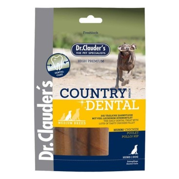 Dr.Clauder's Country Dental Snack Chicken Medium Breeds 120gr