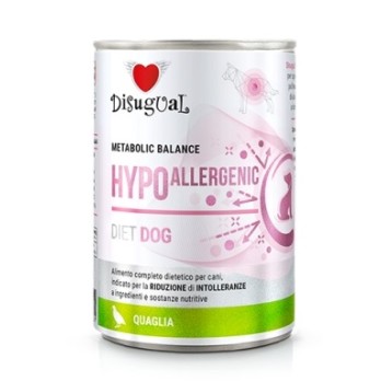 DISUGUAL DOG Metabolic Balance HYPOALLERGENIC με Ορτύκι 400gr