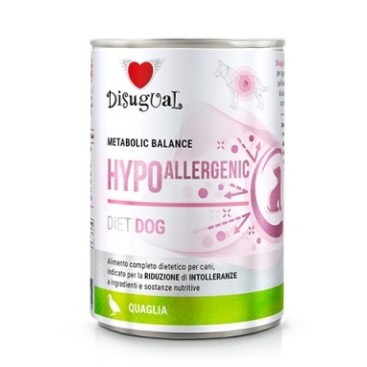 DISUGUAL DOG Metabolic Balance HYPOALLERGENIC με Ορτύκι 400gr