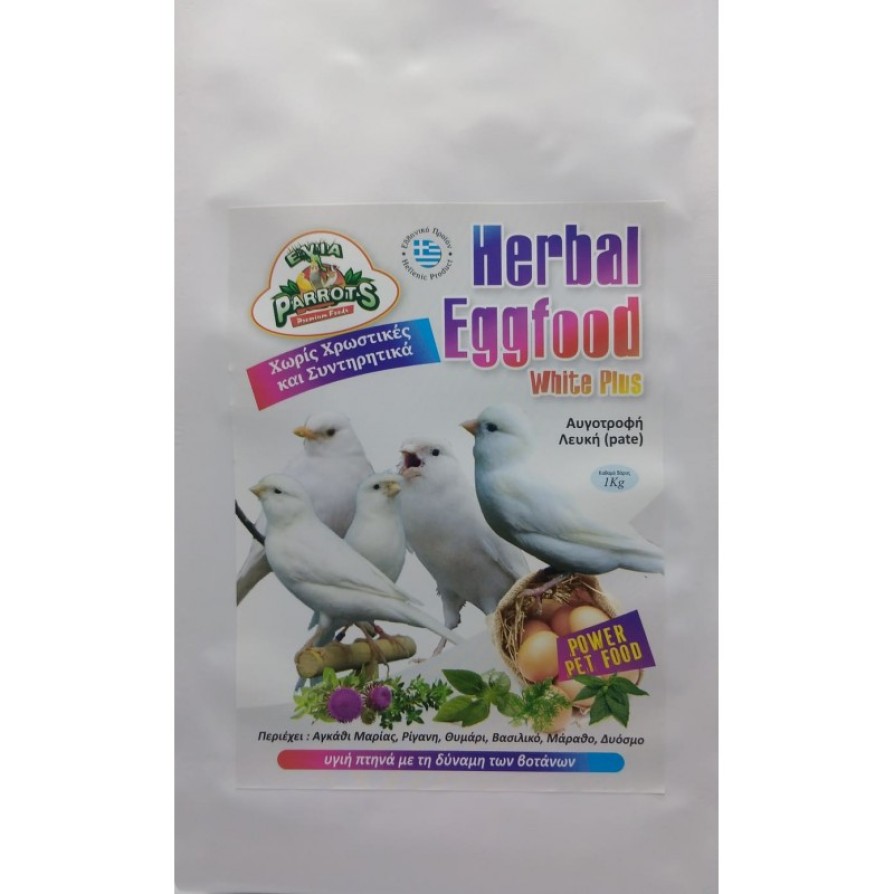 Herbal Eggfood White plus 1 kg EVIA PARROTS