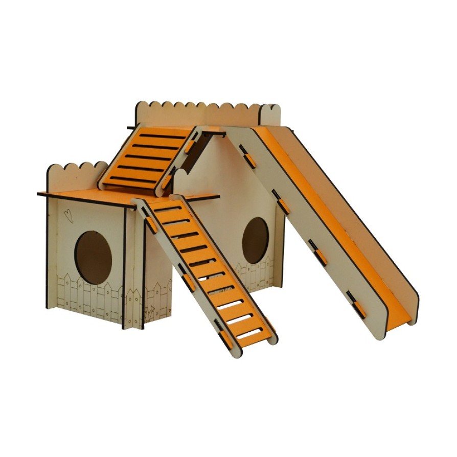 GLEE ΞΥΛΙΝO ΣΠΙΤΙ ΤΡΩΚΤΙΚΩΝ 23x28x18 cm ΠΑΙΧΝΙΔΙΑ