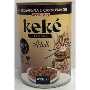 KEKE BOCCONCINI ADULT ΚΥΝΗΓΙ & ΠΟΥΛΕΡΙΚΑ ΜΕ ΤΑΥΡΙΝΗ 415gr