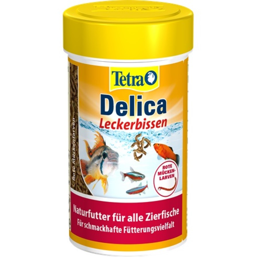 TETRA DELICA BLOOD WORMS 100ML (MT) TETRA
