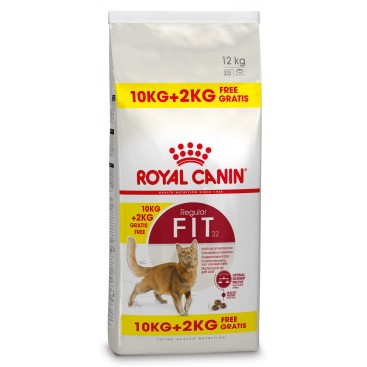 ROYAL CANIN FHN FIT32 10kg + 2kg Δώρο
