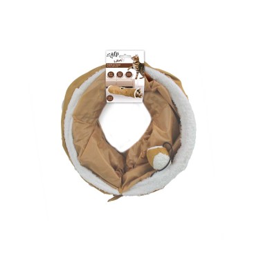 AFP Τούνελ Γάτας Find Me 120cm Γκρί Μπέζ