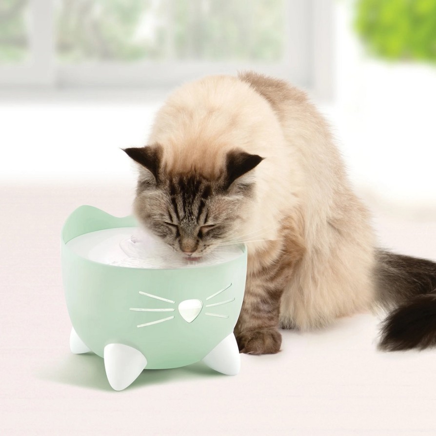 CA PIXI FOUNTAIN MINT GREEN CATIT
