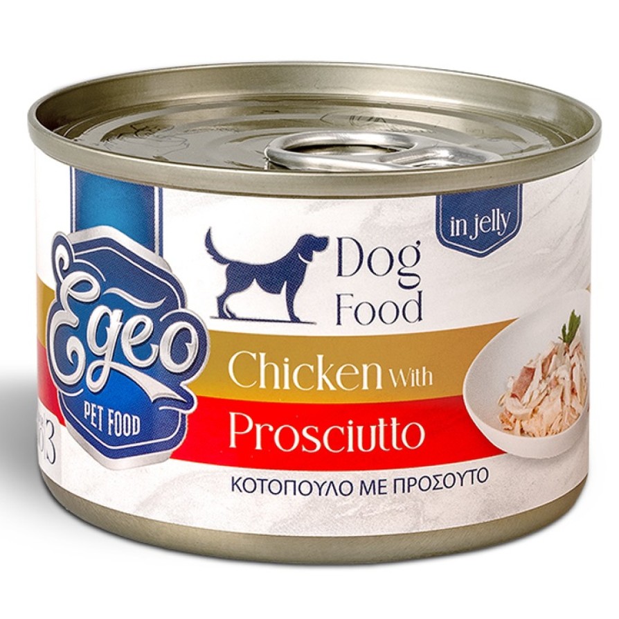 EGEO DOG ADULT ΚΟΤΟΠΟΥΛΟ ΜΕ ΠΡΟΣΟΥΤΟ ΣΕ ΖΕΛΕ 160gr EGEO DOG