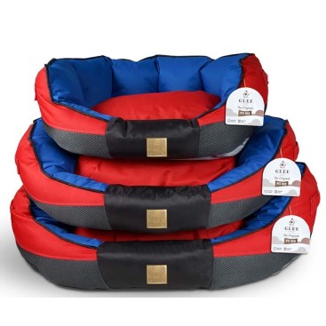 GLEE ΚΡΕΒΑΤΙ OYSTER KOKKΙΝΟ-ΜΠΛΕ S 50cm