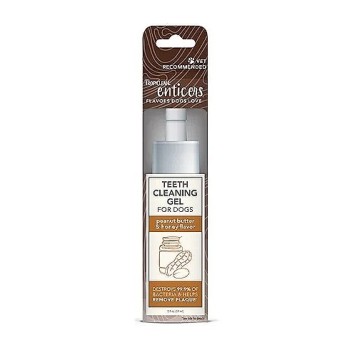 TROPICLEAN ENTICERS Teeth Cleaning Gel Peanut Butter & Honey 59ml