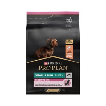 PRO PLAN SMAll & ΜΙΝΙ PUPPY SENSITIVE SKIN ΜΕ ΣΟΛΟΜΟ