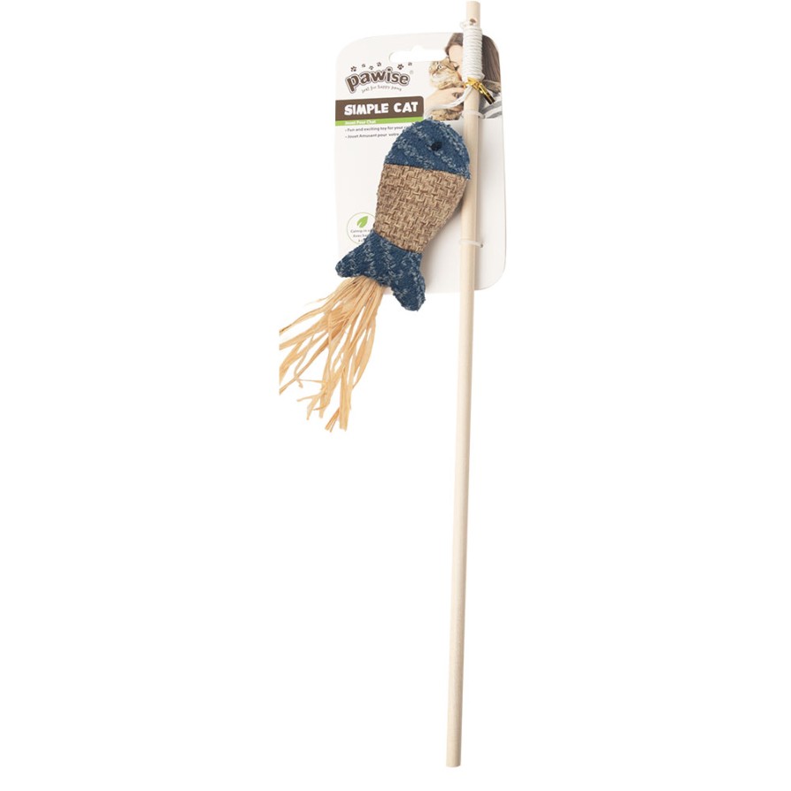 PW Παιχνίδι Γάτας Fish Wand PAWISE