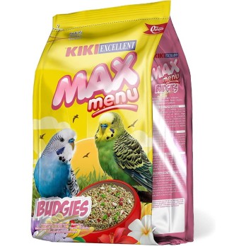 KIKI EXCELLENT MAX MENU Πλήρες Μίγμα Σπόρων για Παπαγαλάκια 1KG *προς Κ*
