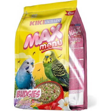 KIKI EXCELLENT MAX MENU Πλήρες Μίγμα Σπόρων για Παπαγαλάκια 1KG *προς Κ*