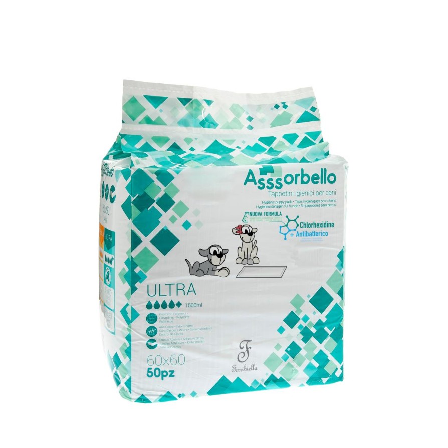 PADS ULTRA 60X60 6X50PCS CHLORHEX. FERRIBIELLA