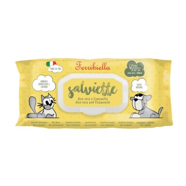 PET WIPES ALOE VERA & CHAMOMILLE 40pcs