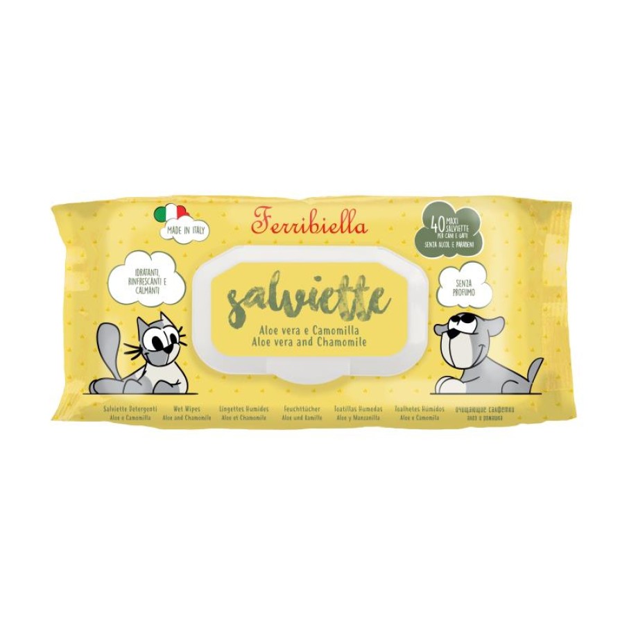 DIS.WET WIPES ALOE-CHAMOMILE FERRIBIELLA