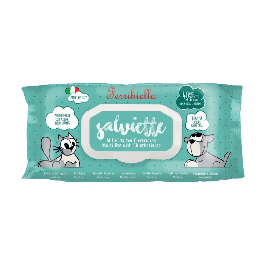 DIS.WET WIPES MILLEUSI 40PCS FERRIBIELLA