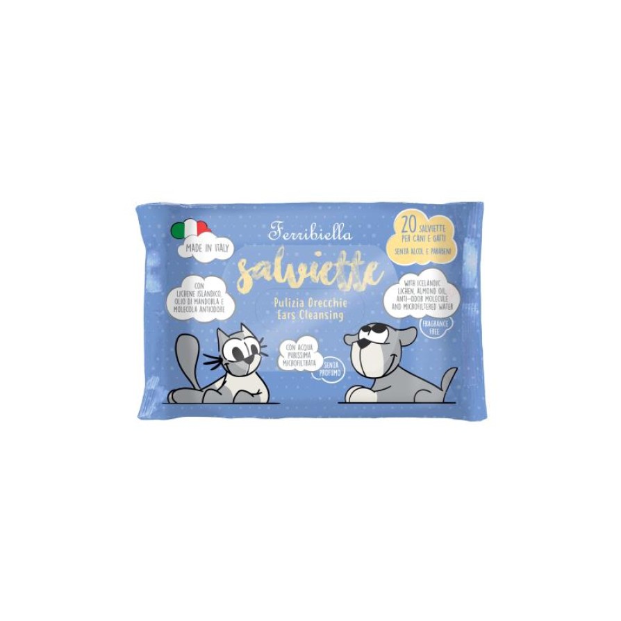 DIS.WET WIPES FOR EARS FERRIBIELLA
