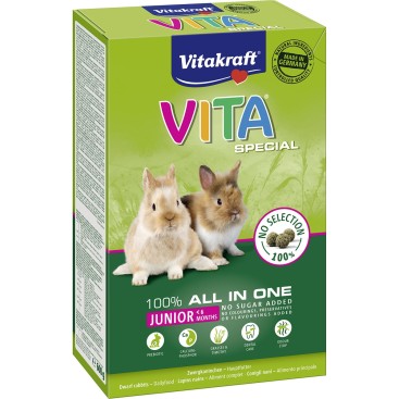 VITAKRAFT VITA SPECIAL Κροκέτες για Νεαρά Κουνέλια 600gr