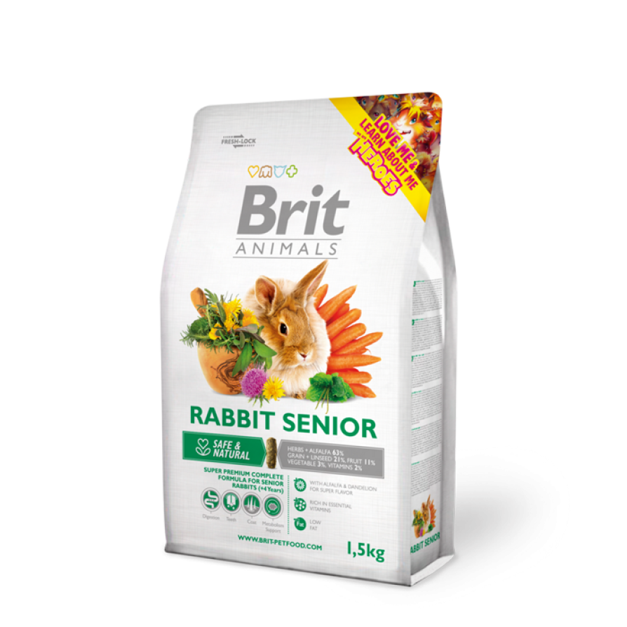 BRIT ANIM. RABBIT SENIOR 300gr BRIT