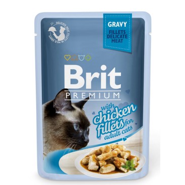 BRIT PREMIUM CAT σε Σάλτσα με Φιλέτο Κοτόπουλο 85gr