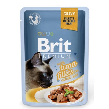 BRIT PREMIUM CAT σε Σάλτσα με Φιλέτο Τόνου 85gr