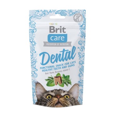 BRIT CARE CAT SNACK FUNCTIONAL DENTAL 50GR