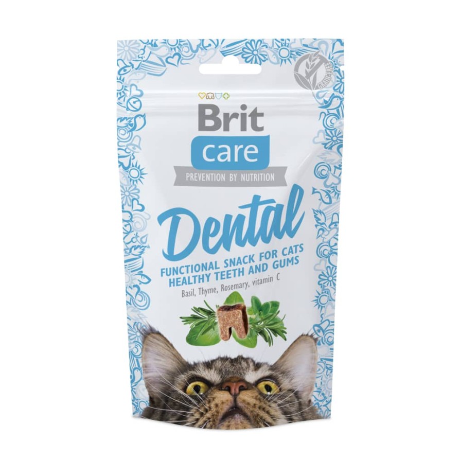 BRIT CARE CAT SN FUNCTIONAL DENTAL 50GR BRIT
