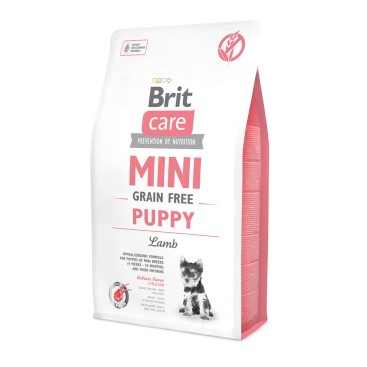 BRIT CARE MINI GF PUPPY LAMB 2KG