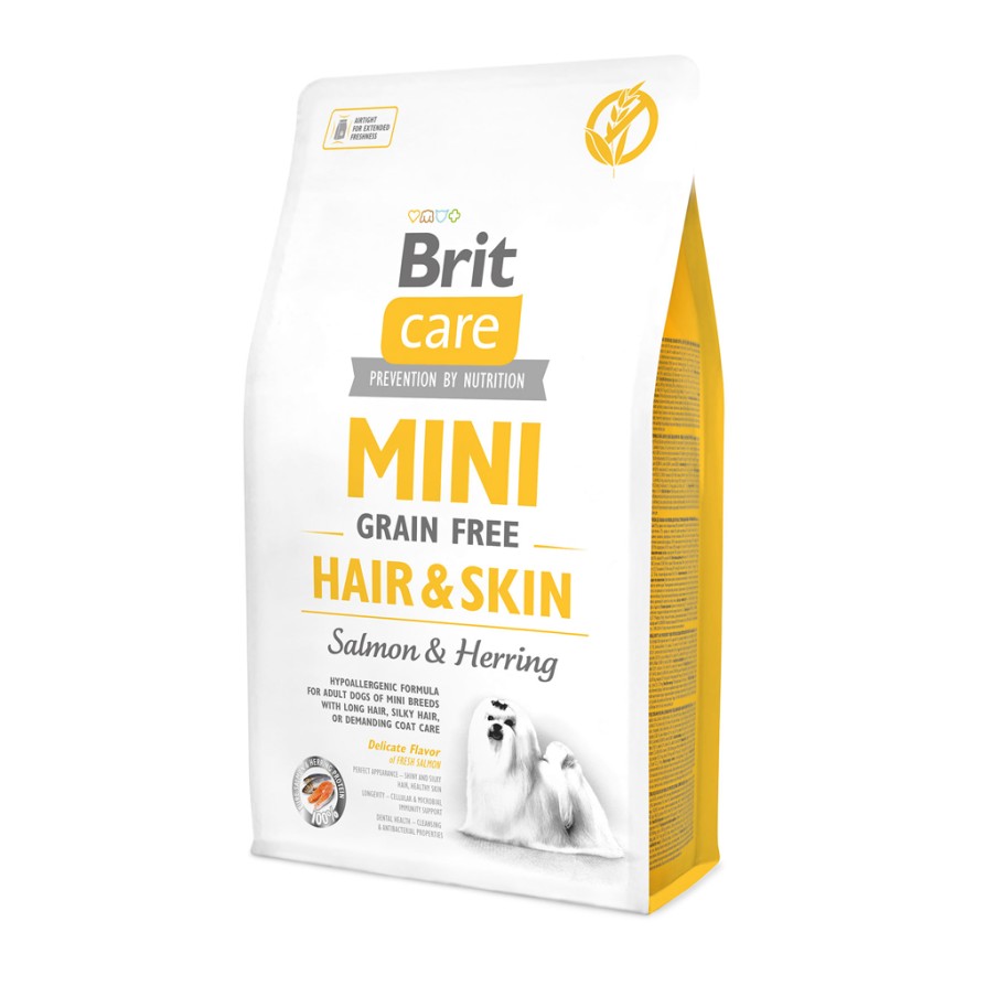 BRIT CARE MINI GF HAIR & SKIN 7KG BRIT