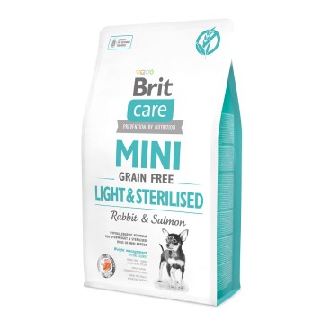 BRIT CARE MINI GF LIGHT & STERILISED 400GR