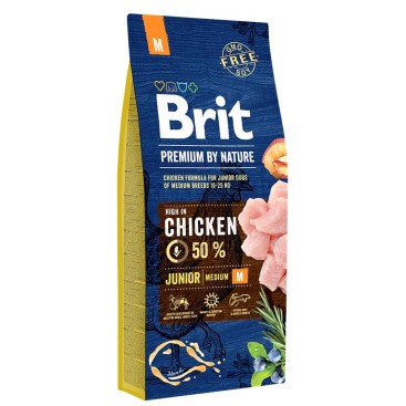 BRIT PREMIUM BY NATURE JUNIOR ΜEDIUM 3KG