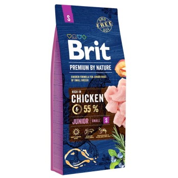 BRIT PREMIUM BY NATURE JUNIOR SMALL 3KG