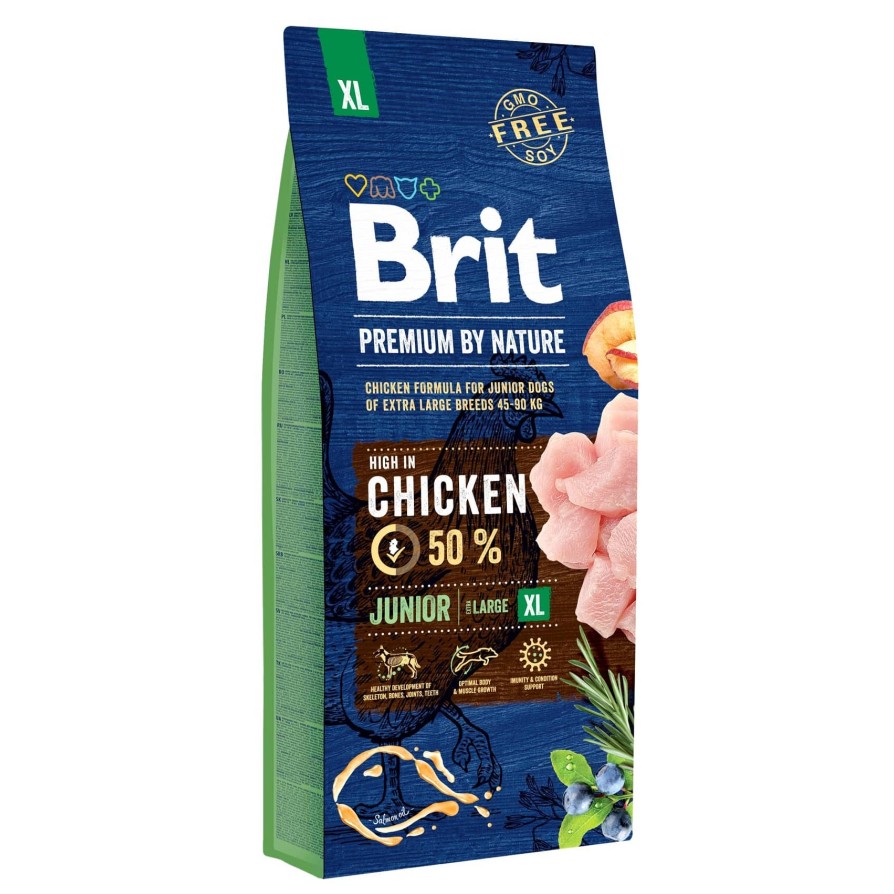 BRIT PREMIUM BY NATURE JUNIOR XL (!) 3KG BRIT