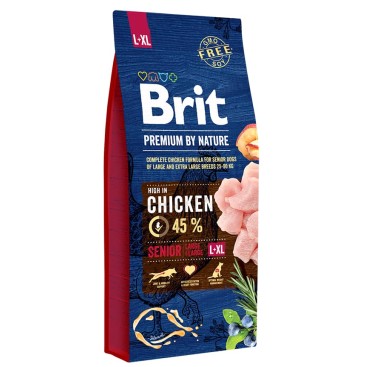 BRIT PREMIUM BY NATURE SENIOR L/XL 3KG