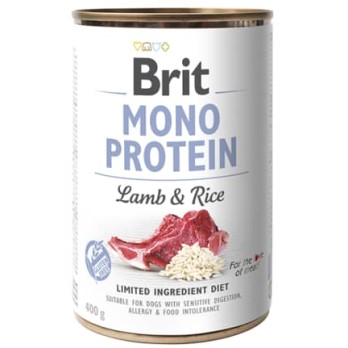 BRIT DOG MONOPROTEIN με ΑΡΝΊ & ΡΎΖΙ 400gr