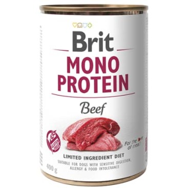 BRIT DOG MONOPROTEIN με ΜΟΣΧΆΡΙ 400GR