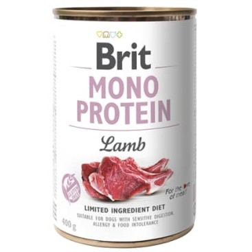 BRIT DOG MONOPROTEIN με ΑΡΝΊ 400GR