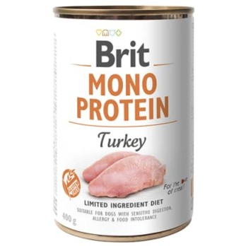 BRIT DOG MONOPROTEIN με ΓΑΛΟΠΟΎΛΑ 400GR
