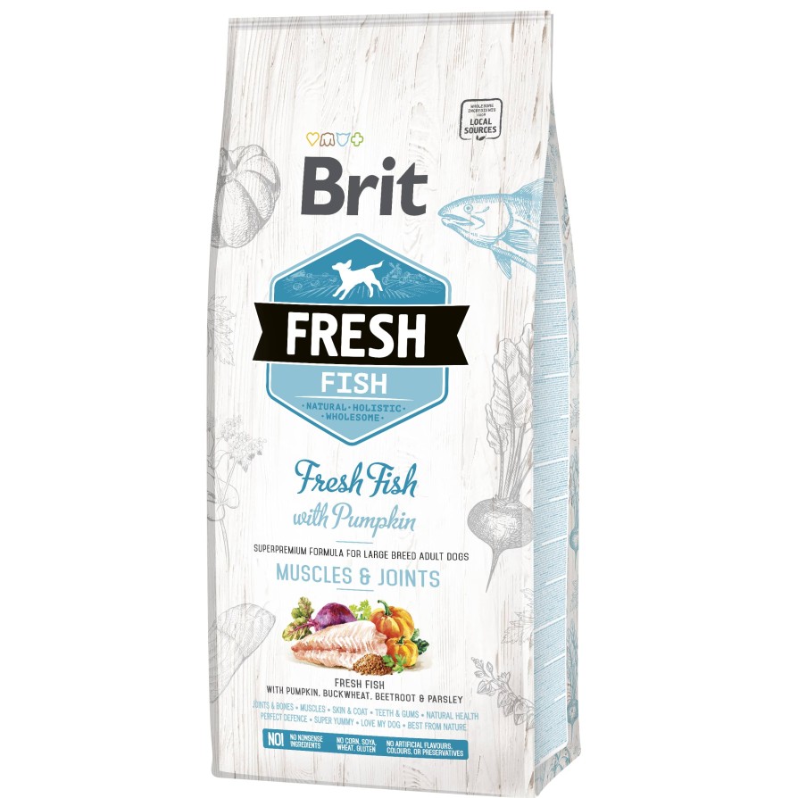 BRIT FRESH FISH - ADULT LARGE 12 KG BRIT