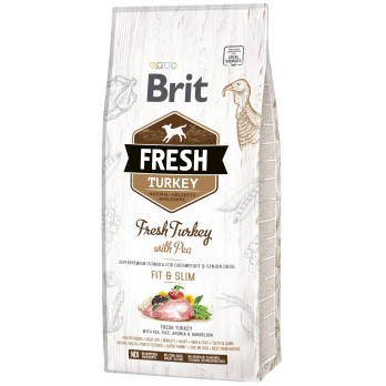 BRIT FRESH FIT & SLIM με Φρέσκια Γαλοπούλα & Αρακά 12KG