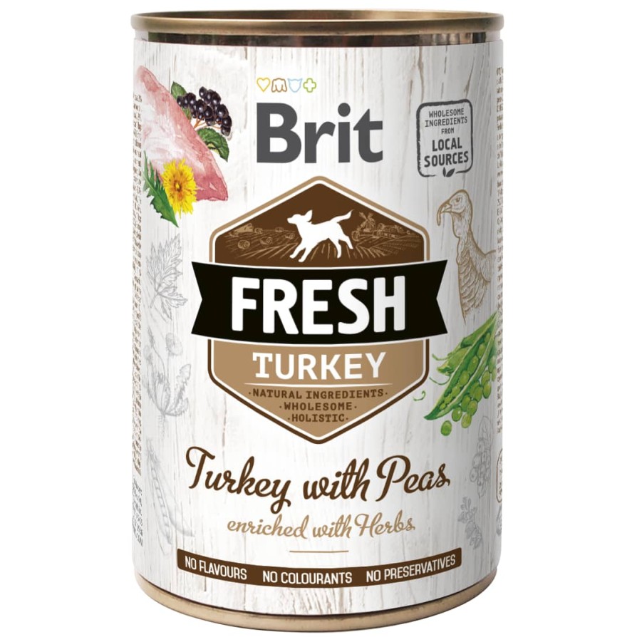 BRIT FRESH CANS Turkey 400gr BRIT