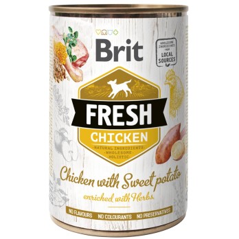BRIT FRESH CANS Chicken 400gr