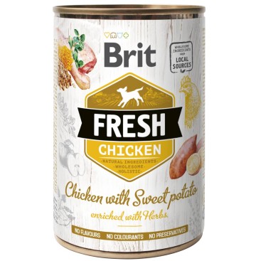 BRIT FRESH CANS Chicken 400gr