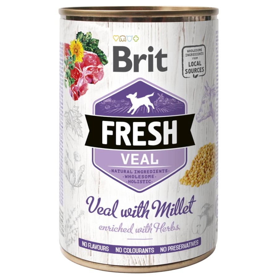 Brit Fresh CANS Veal 400gr BRIT
