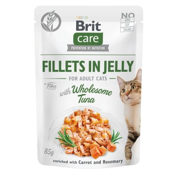 BRIT CARE CAT ΦΑΚΕΛΑΚΙ FIL. JELLY TUNA 85GR *προς Κ*